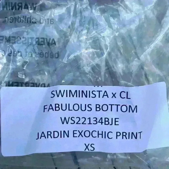Swiminista Christian Lacroix Jardin Exo’Chic fabulous bottom Size XS NWT​ - Picture 4 of 5